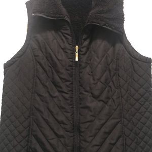 Quilted vest black